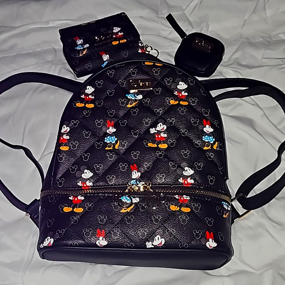 Disney Bag Mickey & Minnie Mouse/Wallet/iPod-Coin bag